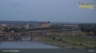 Archived image Webcam Dresden - View of the Old Town 04:00