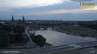 Archiv Foto Webcam Dresden Terrassenufer - Blick auf die Altstadt 00:00
