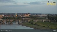 Archived image Webcam Dresden - View of the Old Town 23:00