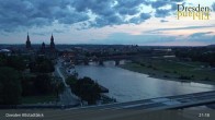 Archiv Foto Webcam Dresden Terrassenufer - Blick auf die Altstadt 02:00