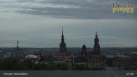 Archiv Foto Webcam Dresden Terrassenufer - Blick auf die Altstadt 07:00