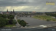 Archived image Webcam Dresden - View of the Old Town 18:00