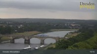 Archived image Webcam Dresden - View of the Old Town 18:00