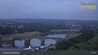 Archived image Webcam Dresden - View of the Old Town 20:00