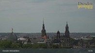 Archiv Foto Webcam Dresden Terrassenufer - Blick auf die Altstadt 12:00
