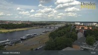 Archiv Foto Webcam Dresden Terrassenufer - Blick auf die Altstadt 14:00