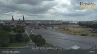 Archiv Foto Webcam Dresden Terrassenufer - Blick auf die Altstadt 08:00