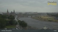 Archiv Foto Webcam Dresden Terrassenufer - Blick auf die Altstadt 12:00