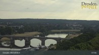 Archiv Foto Webcam Dresden Terrassenufer - Blick auf die Altstadt 08:00
