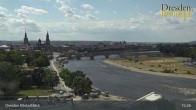 Archiv Foto Webcam Dresden Terrassenufer - Blick auf die Altstadt 14:00