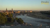 Archived image Webcam Dresden - View of the Old Town 23:00