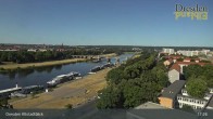 Archiv Foto Webcam Dresden Terrassenufer - Blick auf die Altstadt 16:00