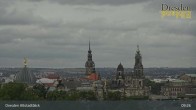 Archiv Foto Webcam Dresden Terrassenufer - Blick auf die Altstadt 09:00