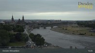 Archiv Foto Webcam Dresden Terrassenufer - Blick auf die Altstadt 14:00