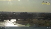 Archiv Foto Webcam Dresden Terrassenufer - Blick auf die Altstadt 18:00