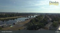 Archiv Foto Webcam Dresden Terrassenufer - Blick auf die Altstadt 06:00