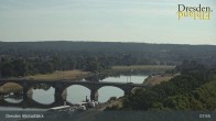 Archiv Foto Webcam Dresden Terrassenufer - Blick auf die Altstadt 07:00
