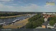 Archiv Foto Webcam Dresden Terrassenufer - Blick auf die Altstadt 16:00