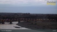Archiv Foto Webcam Dresden Terrassenufer - Blick auf die Altstadt 00:00