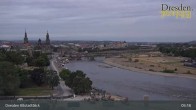Archiv Foto Webcam Dresden Terrassenufer - Blick auf die Altstadt 04:00