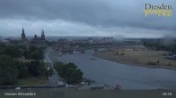 Archiv Foto Webcam Dresden Terrassenufer - Blick auf die Altstadt 04:00