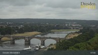 Archiv Foto Webcam Dresden Terrassenufer - Blick auf die Altstadt 07:00
