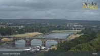 Archiv Foto Webcam Dresden Terrassenufer - Blick auf die Altstadt 08:00