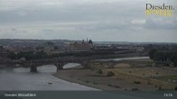 Archiv Foto Webcam Dresden Terrassenufer - Blick auf die Altstadt 12:00