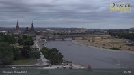 Archiv Foto Webcam Dresden Terrassenufer - Blick auf die Altstadt 05:00