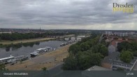 Archiv Foto Webcam Dresden Terrassenufer - Blick auf die Altstadt 06:00