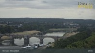 Archiv Foto Webcam Dresden Terrassenufer - Blick auf die Altstadt 07:00