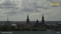 Archiv Foto Webcam Dresden Terrassenufer - Blick auf die Altstadt 14:00