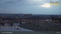 Archiv Foto Webcam Dresden Terrassenufer - Blick auf die Altstadt 03:00