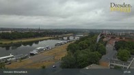 Archiv Foto Webcam Dresden Terrassenufer - Blick auf die Altstadt 07:00