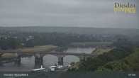 Archiv Foto Webcam Dresden Terrassenufer - Blick auf die Altstadt 08:00