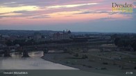 Archiv Foto Webcam Dresden Terrassenufer - Blick auf die Altstadt 00:00