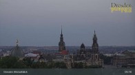 Archiv Foto Webcam Dresden Terrassenufer - Blick auf die Altstadt 04:00