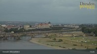 Archiv Foto Webcam Dresden Terrassenufer - Blick auf die Altstadt 12:00