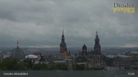 Archiv Foto Webcam Dresden Terrassenufer - Blick auf die Altstadt 14:00