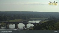 Archiv Foto Webcam Dresden Terrassenufer - Blick auf die Altstadt 08:00