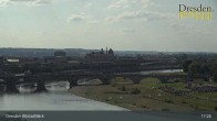 Archiv Foto Webcam Dresden Terrassenufer - Blick auf die Altstadt 17:00