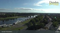 Archiv Foto Webcam Dresden Terrassenufer - Blick auf die Altstadt 02:00