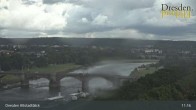 Archiv Foto Webcam Dresden Terrassenufer - Blick auf die Altstadt 05:00