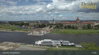 Archiv Foto Webcam Dresden Terrassenufer - Blick auf die Altstadt 12:00