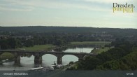 Archiv Foto Webcam Dresden Terrassenufer - Blick auf die Altstadt 06:00