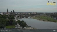 Archiv Foto Webcam Dresden Terrassenufer - Blick auf die Altstadt 08:00