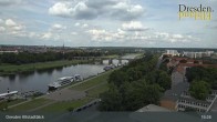 Archiv Foto Webcam Dresden Terrassenufer - Blick auf die Altstadt 14:00