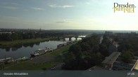 Archiv Foto Webcam Dresden Terrassenufer - Blick auf die Altstadt 06:00