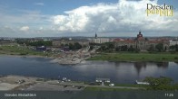 Archiv Foto Webcam Dresden Terrassenufer - Blick auf die Altstadt 10:00