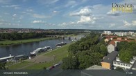 Archiv Foto Webcam Dresden Terrassenufer - Blick auf die Altstadt 16:00